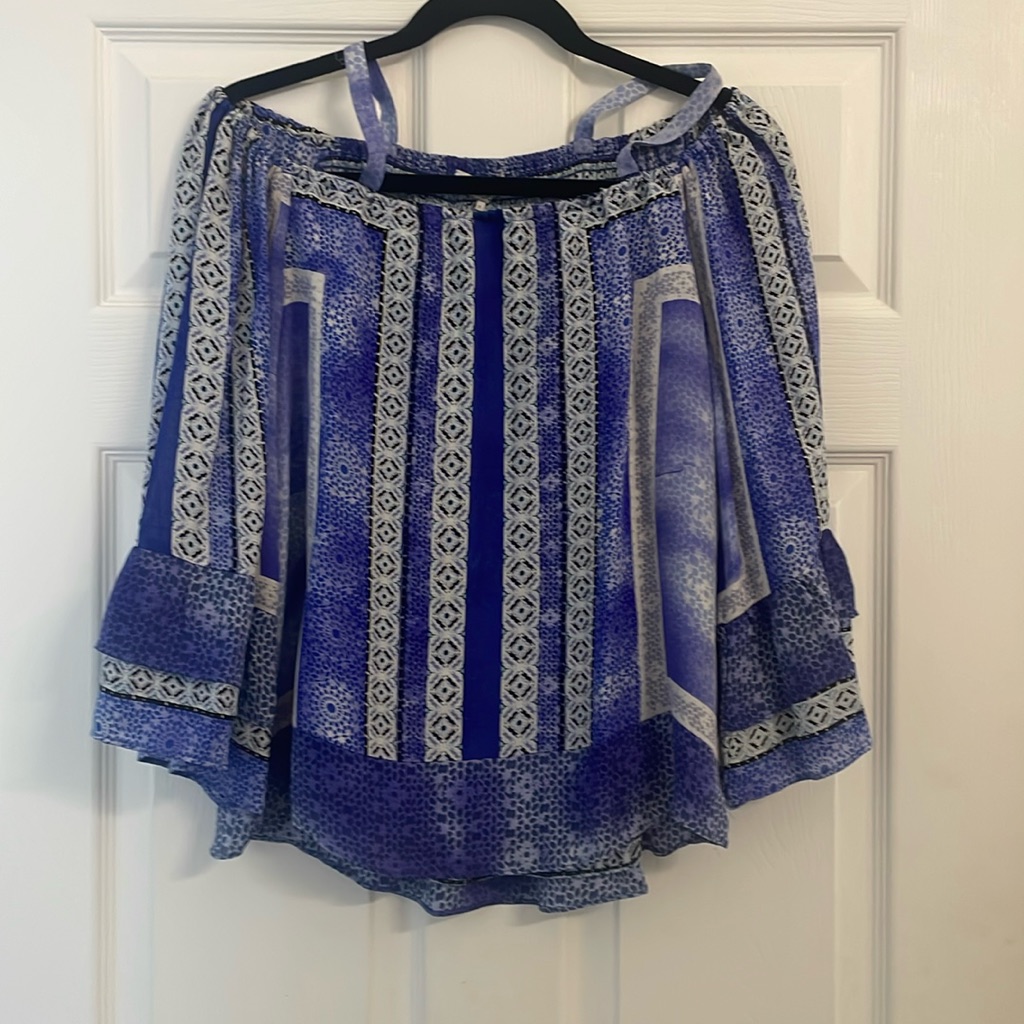 Parker Off The Shoulder Blueprint Top.